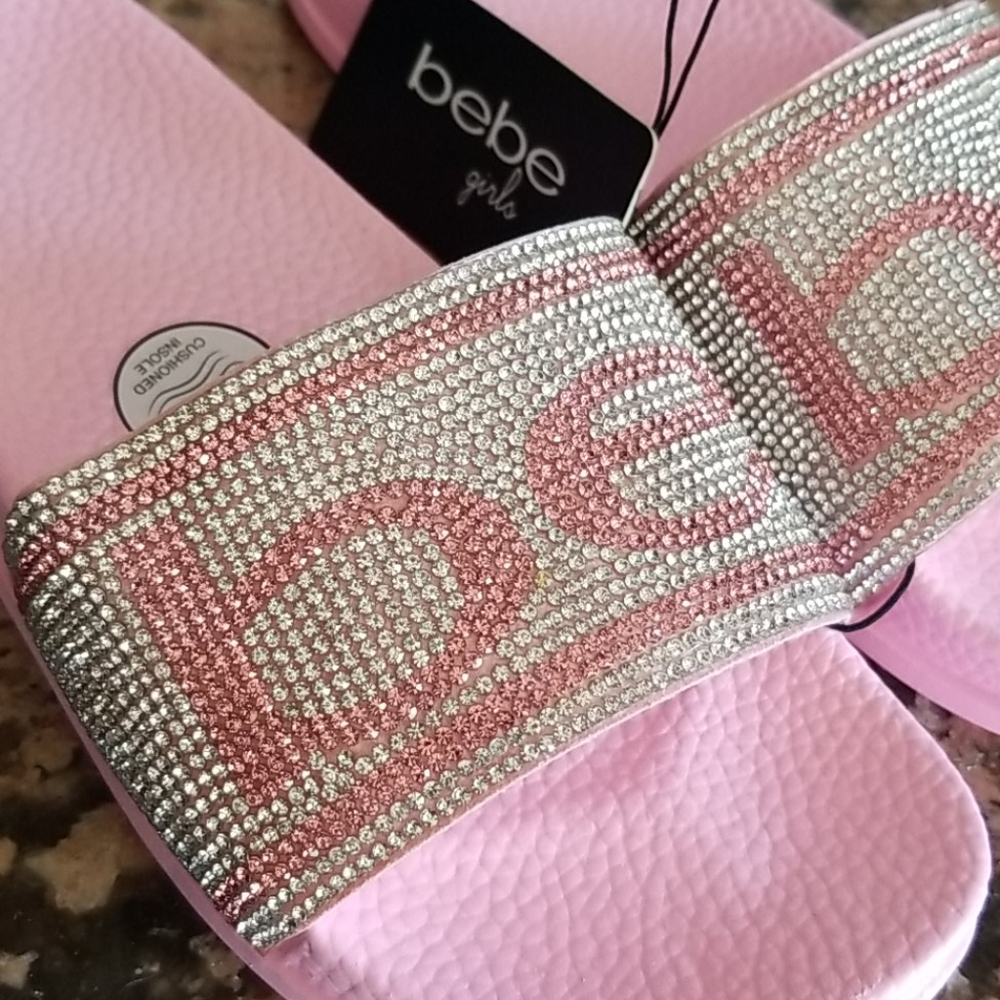 Bebe Girls Rhinestone Sandals - Picture 2 of 3